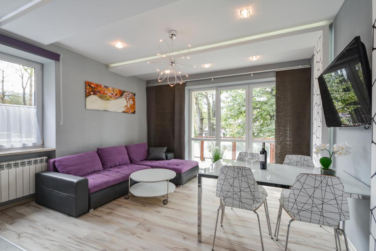 Apartament Rodzinny Hrabiego - Sauna, Centrum Zakopanego Ul Zamoyskiego, Balkon, 2 Sypialnie, Parking, Gorne Krupowki 外观 照片